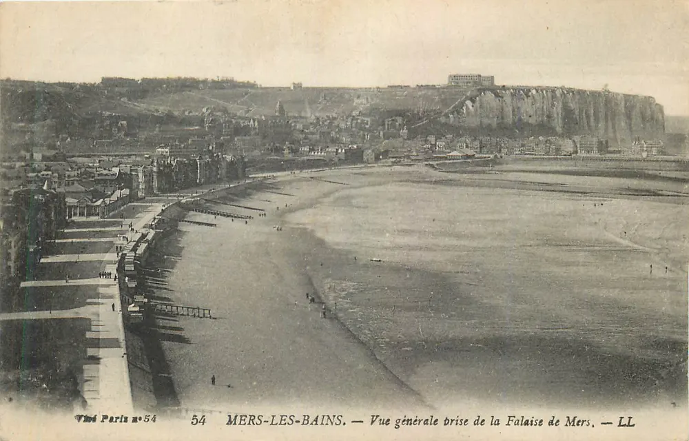 Mers-les-Bains — Allgemeiner Blick vom Kliff von Mers — Véni Paris n°54 - Vorderseite