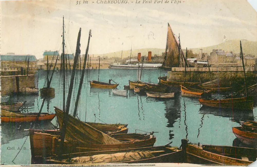 Cherbourg — Le Petit Port de l'Épi — Sammlung A. B. — n° 35 bis - Vorderseite