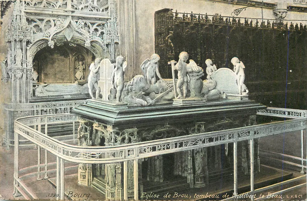 Église de Brou, tombeau de Philibert le Beau — Bourg - Recto
