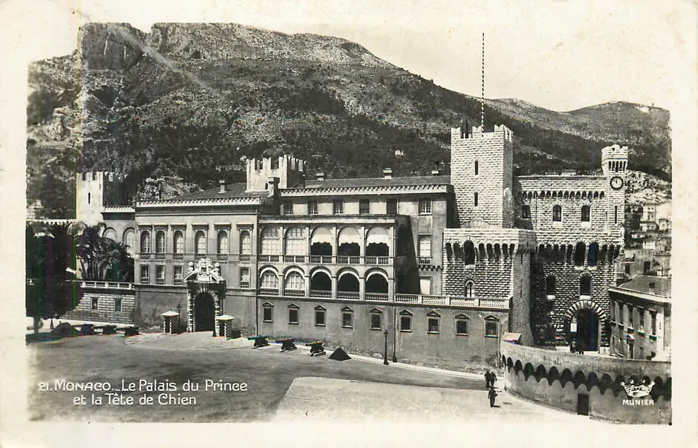 Monaco — Le Palais du Prince et la Tête de Chien — Munier - Recto