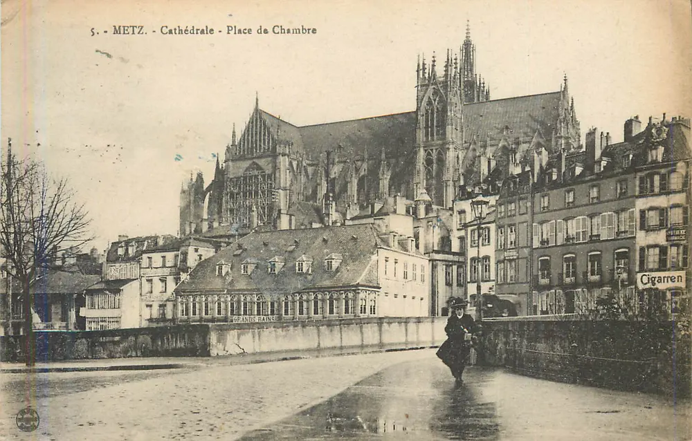 Metz - Cattedrale - Piazza di Chambre — Cigarren - Recto