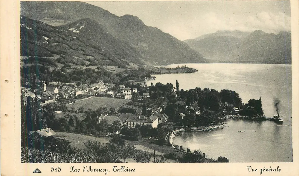 Lac d'Annecy, Callaoires — Vue générale — n° 515 - Recto