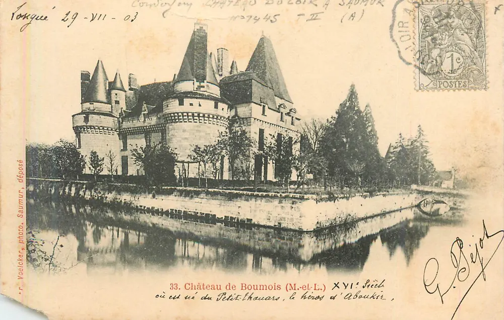 Castelo de Boumois — Saumur — foto Voeicker - Frente