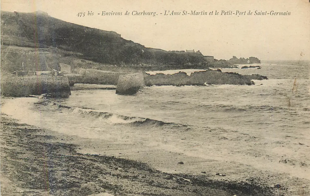 L'Anse St-Martin und der Petit-Port von Saint-Germain — Umgebung von Cherbourg — 475 bis - Vorderseite