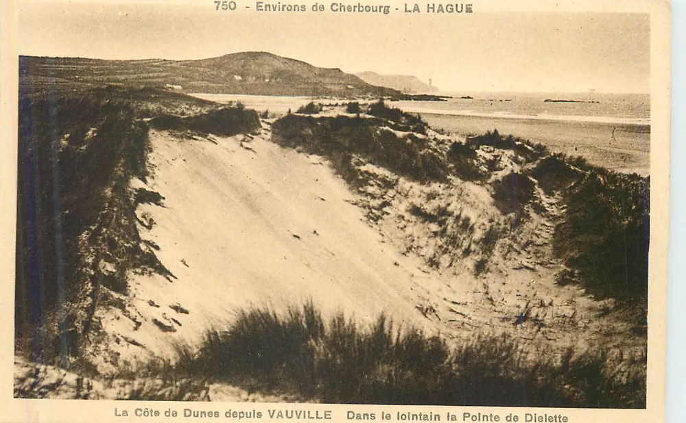 A Côte de Dunes vista de Vauville — Arredores de Cherbourg - La Hague - Frente