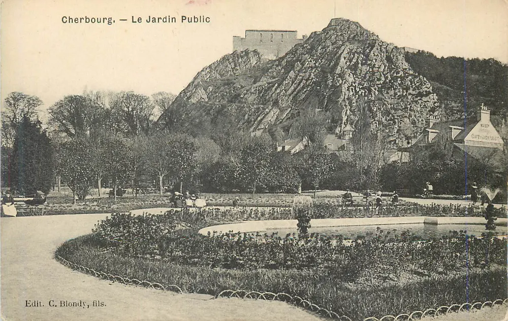 Cherbourg — O Jardim Público — Edit. C. Blondy, filho - Frente