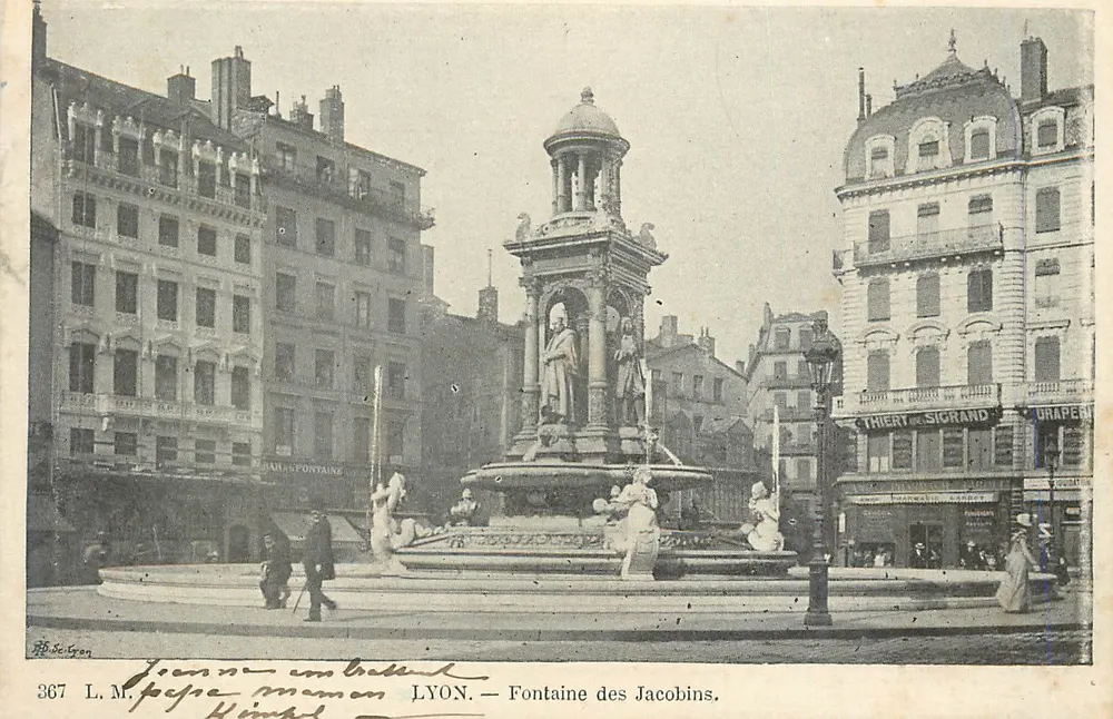 LYON — Fontaine dos Jacobinos — L.M. Jope & Fontaine, n°367 - Frente
