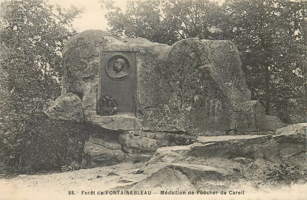 Wald von FONTAINEBLEAU — Medaille von Foucher de Careil - Vorderseite