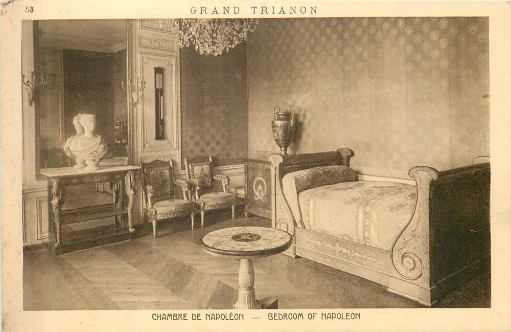 Grande Trianon — Quarto de Napoleão — Editor não visível, número de série 53 - Frente