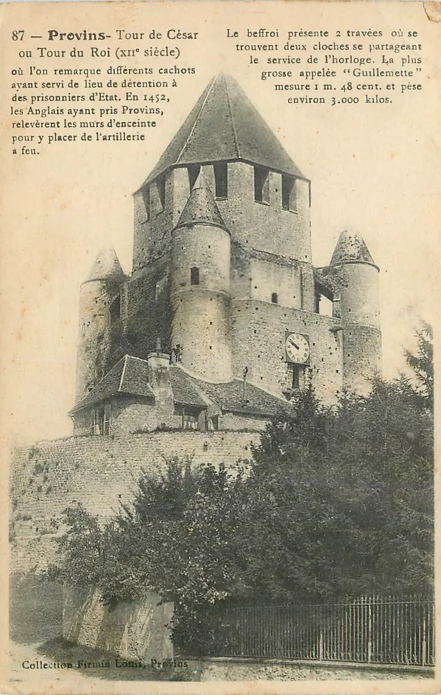 Provins — Turm von Caesar oder Königsturm (13. Jahrhundert) — Sammlung Firmin Lomès, Provins - Vorderseite