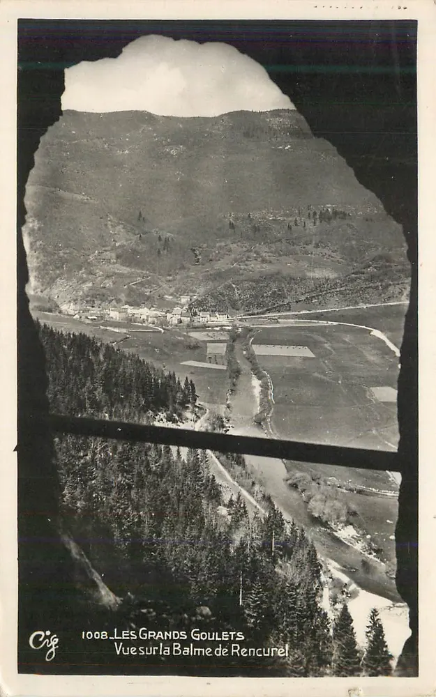 I Grandi Goulets — Vista sulla Balma di Rencurel — Cigé, n° 1008 - Recto