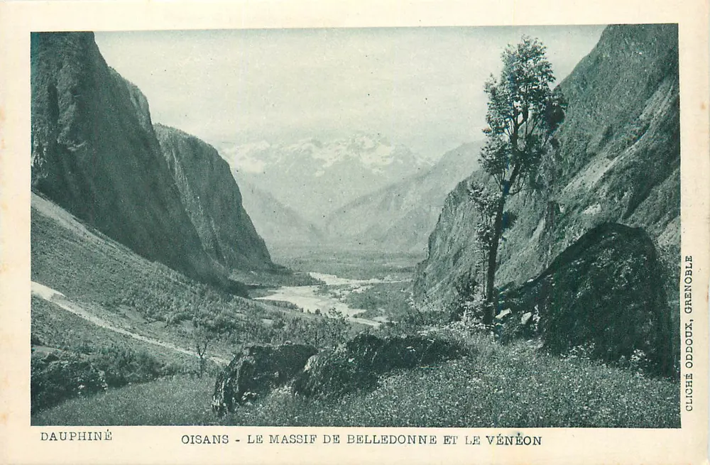 Oisans - Das Belledonne-Gebirge und der Vénéon — Foto von Odoux, Grenoble - Vorderseite