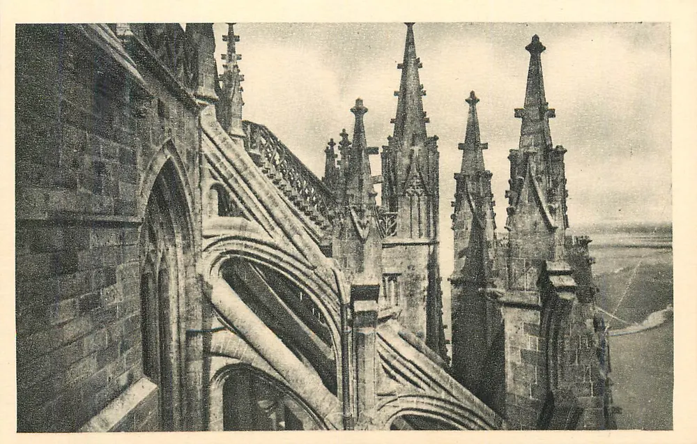 Ansicht der Kathedrale von Rouen — Verlag nicht sichtbar - Vorderseite