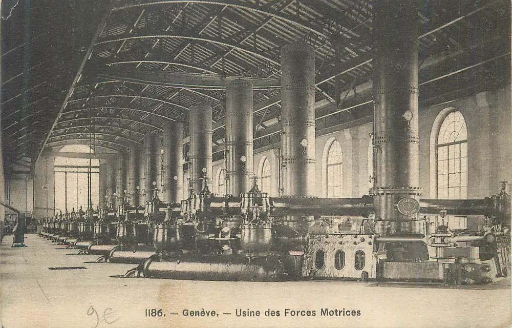 Genewa — Fabryka Sił Motorycznych — nr 1186 - Awers