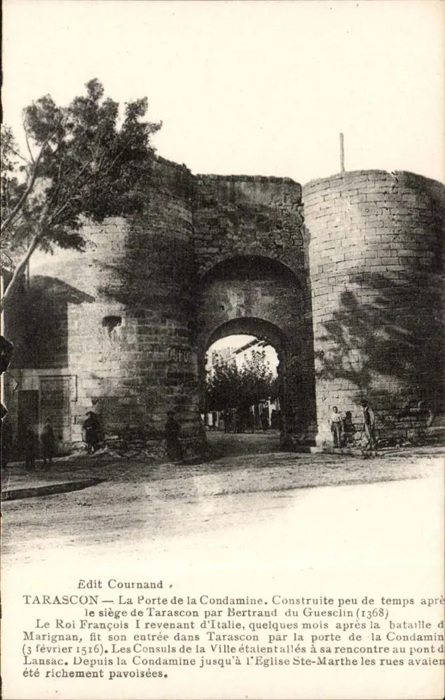 Tarascon — Die Pforte von Condamine — Edit Cournand - Vorderseite