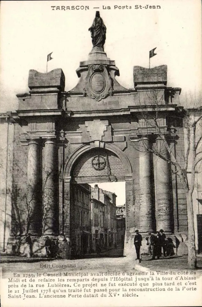 Tarascon — A Porta Saint-Jean — Edição Cournand - Frente