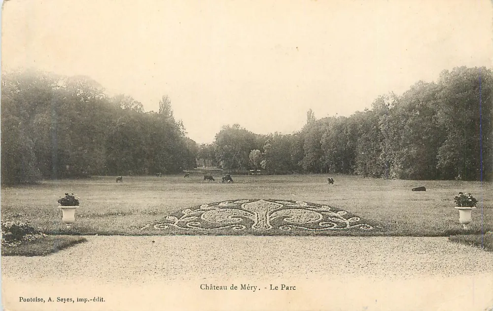 Castelo de Méry - O Parque — Pontoise, A. Seyes, imp.-edit. - Frente