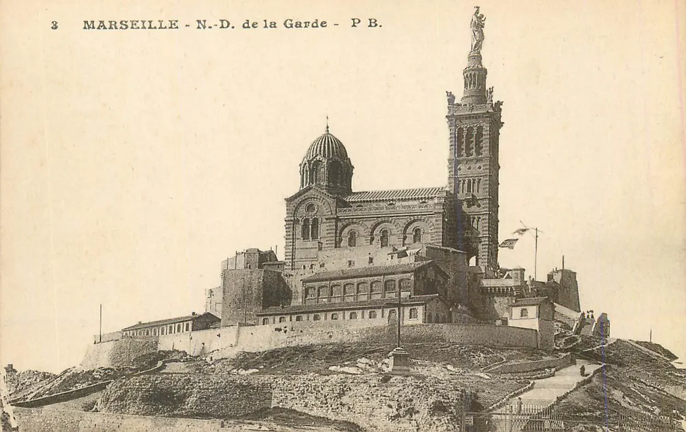Marselha - N.-D. de la Garde - P.B. - Frente