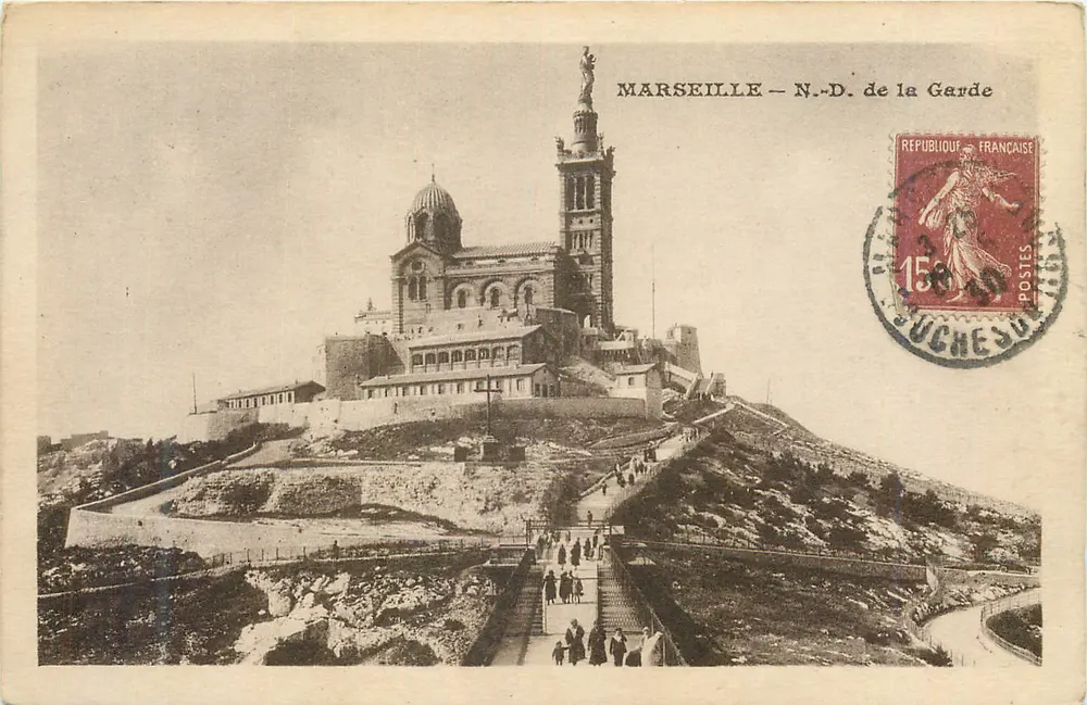Marseille — N.-D. de la Garde — wydawca: L. Duchesne - Awers