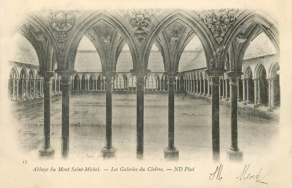 Abbaye du Mont-Saint-Michel — Les Galeries du Cloître — ND Pbot - Recto