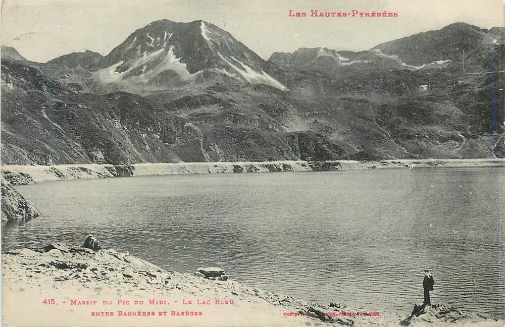 Massif du Pic du Midi — Le Lac Bleu — zwischen Bagnères und Barèges — Les Hautes-Pyrénées - Vorderseite