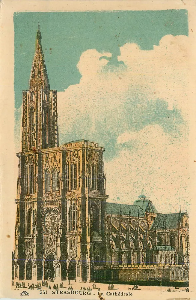 Estrasburgo - A Catedral — edição ilustrada n°251 - Frente
