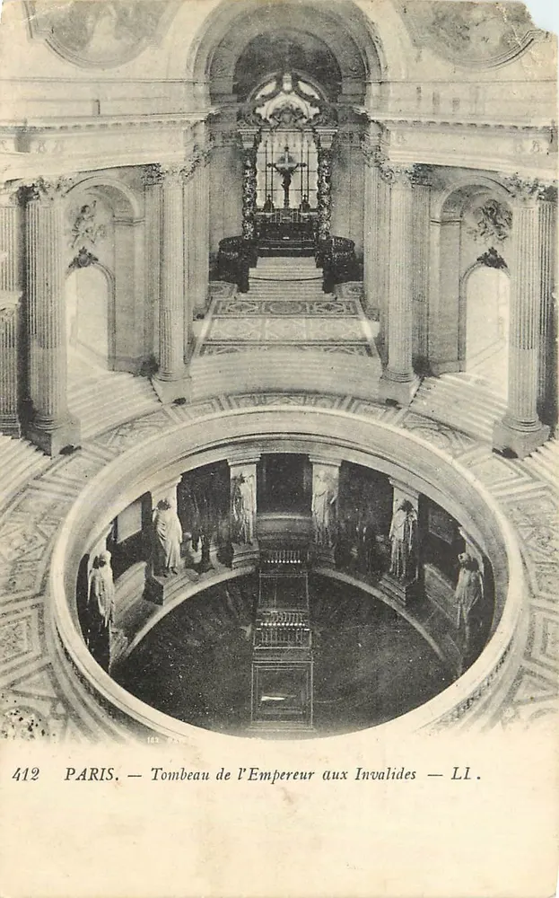 Paris — Tombeau de l'Empereur aux Invalides — LL - Recto