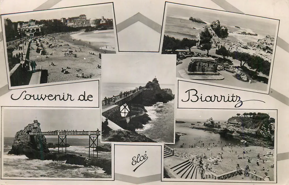 Biarritz — Lembrete de Biarritz — Editor Elcé - Frente