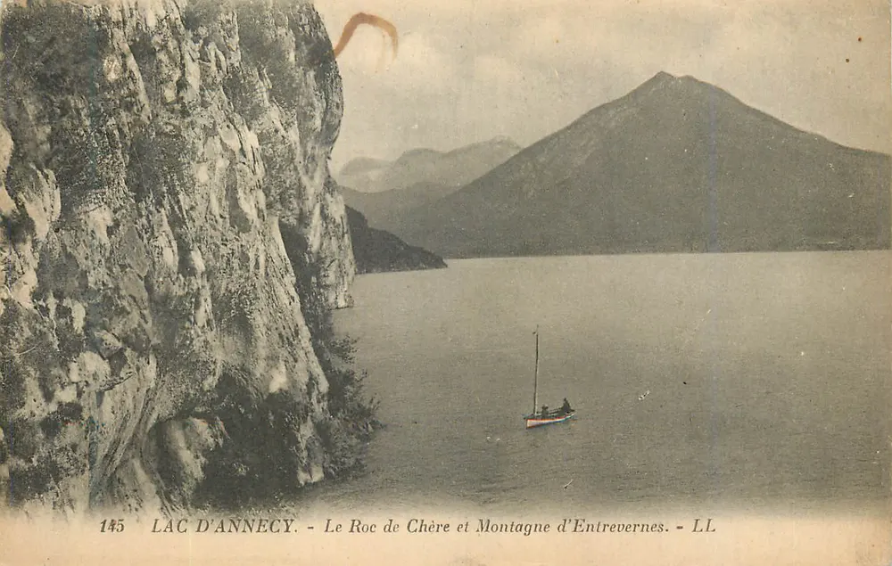 See Annecy — Le Roc de Chère und Montagne d'Entrevernes — LL - Vorderseite