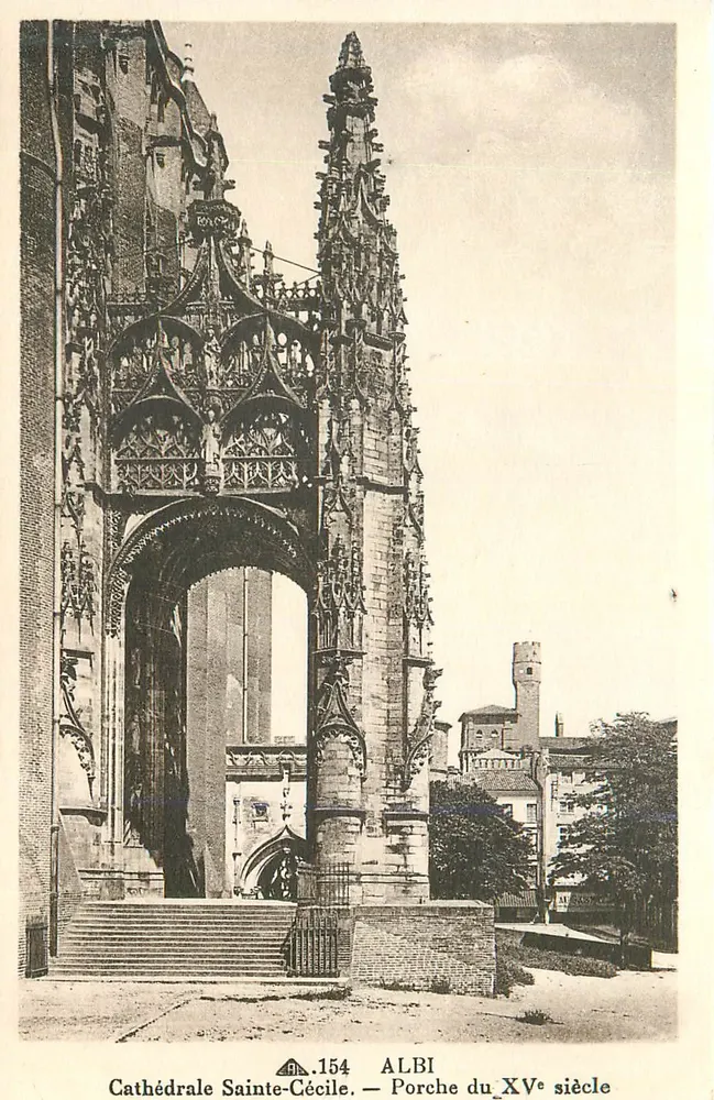 Kathedrale Sainte-Cécile — Portal des 15. Jahrhunderts — ALBI - Vorderseite