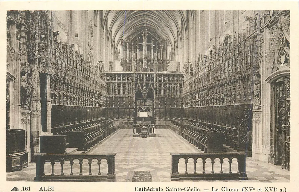 Albi — Kathedrale Sainte-Cécile — Der Chor (15. und 16. Jahrhundert) - Vorderseite