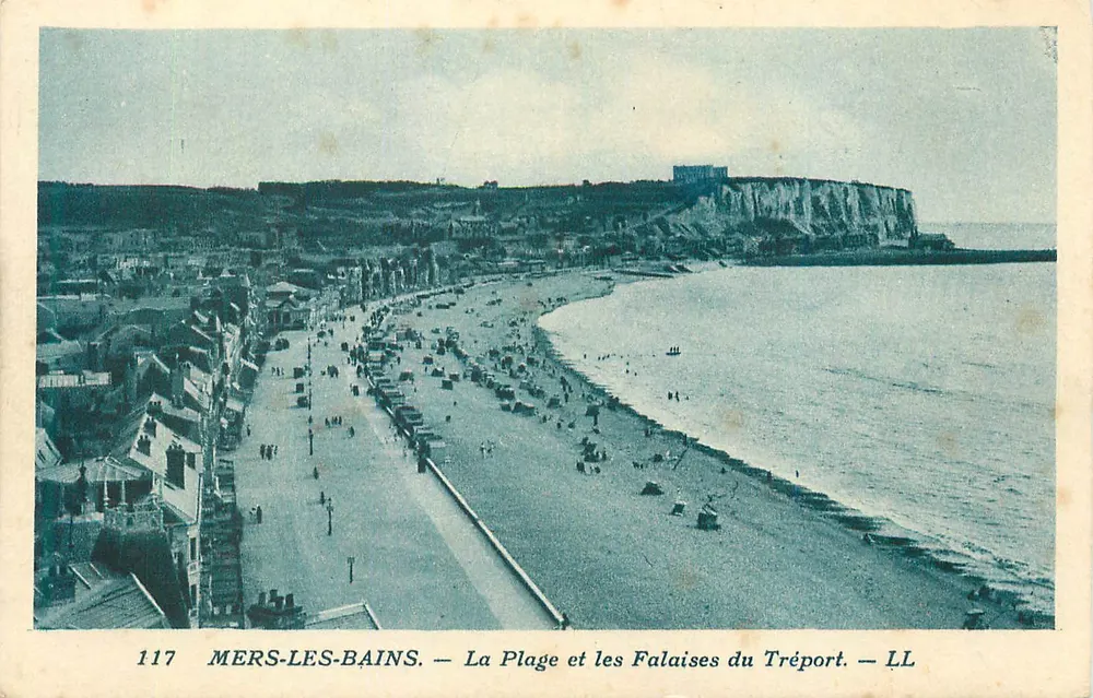 Mers-les-Bains — Die Strände und Klippen von Tréport — LL - Vorderseite