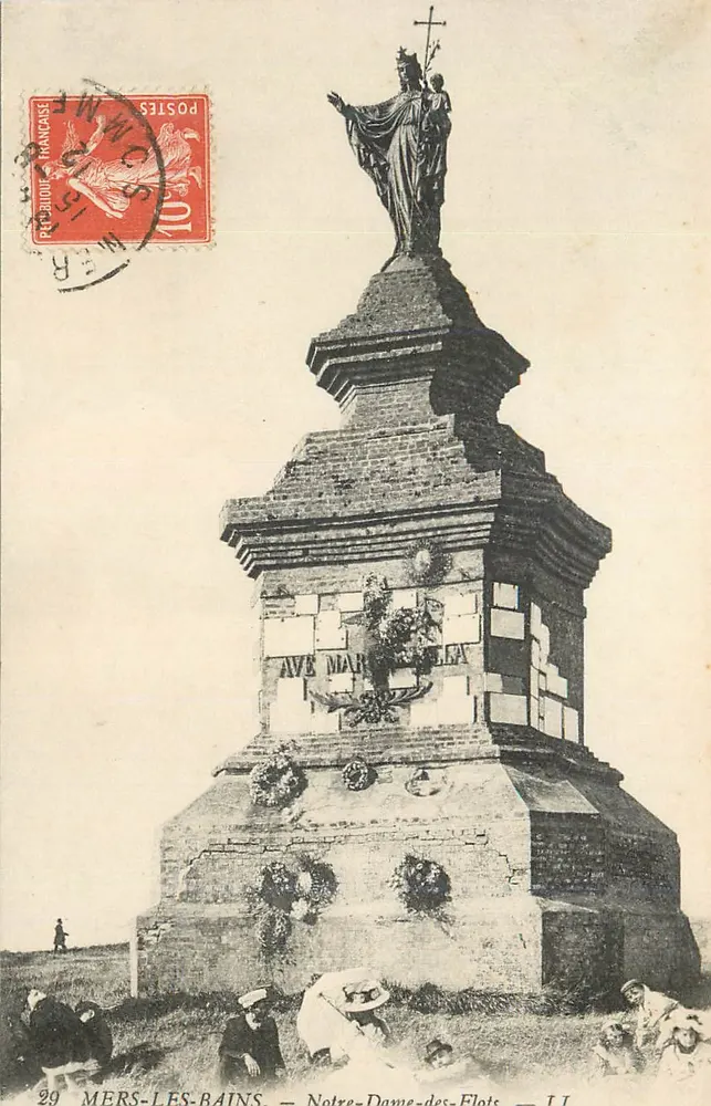 Mers-les-Bains — Notre-Dame-des-Flots — Monument religioso - Frente