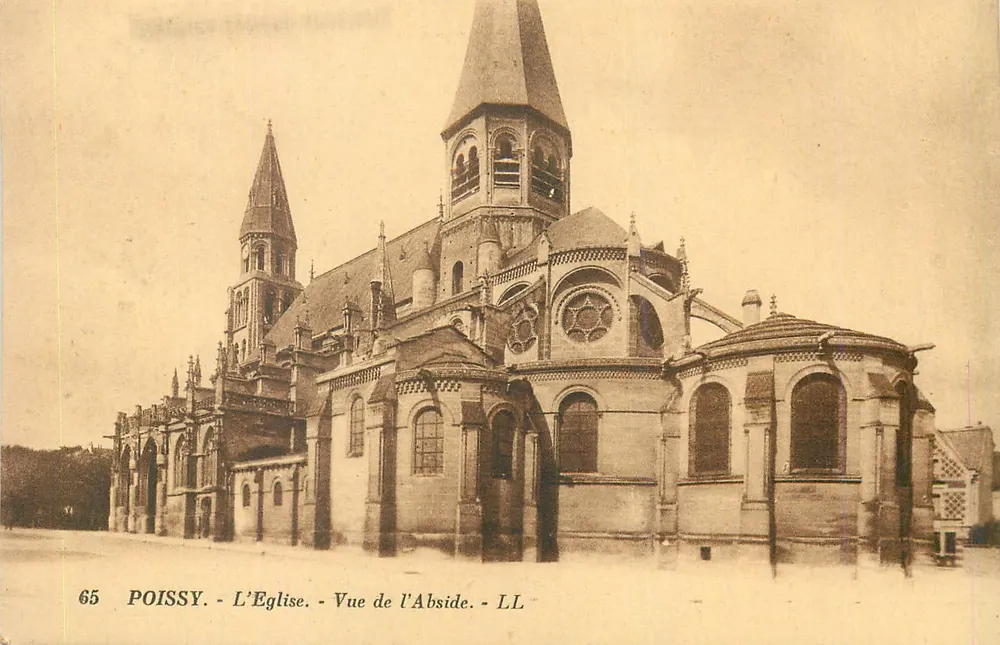Poissy - La Chiesa - Vista dell'Abside - LL - Recto