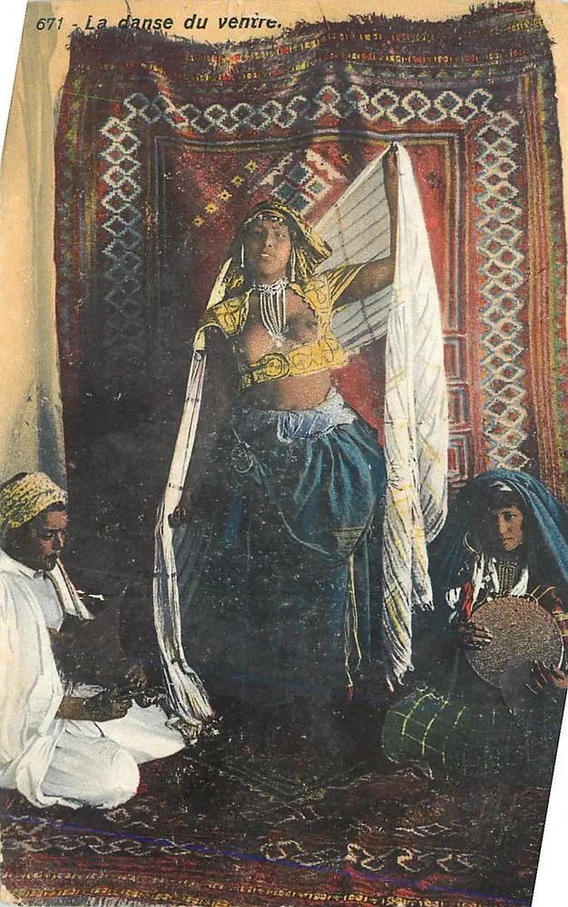 A dança do ventre — cena de espetáculo — editor e n° 671 - Frente