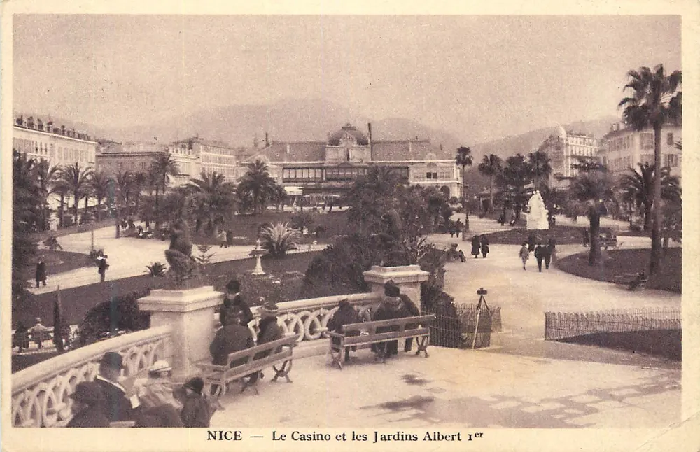 Nice — Le Casino et les Jardins Albert 1er - Recto