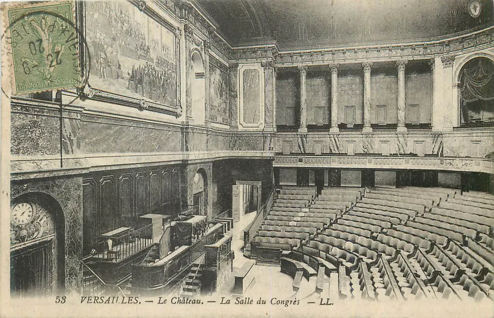 Versailles — Le Château — La Salle du Congrès — LL. — N° 53 - Recto