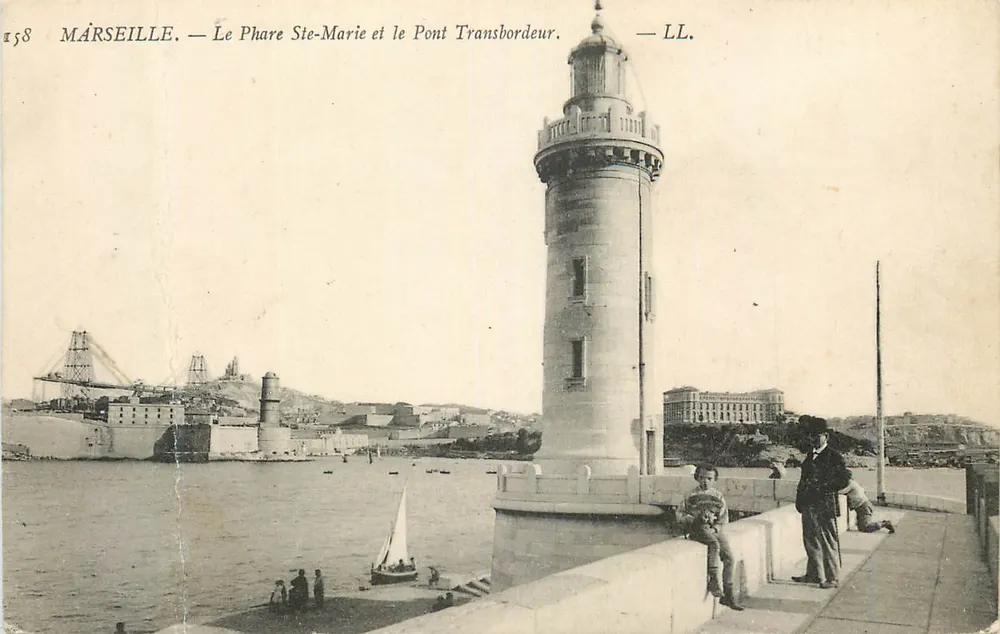 Marseille — Le Phare Ste-Marie et le Pont Transbordeur — LL. - Vorderseite