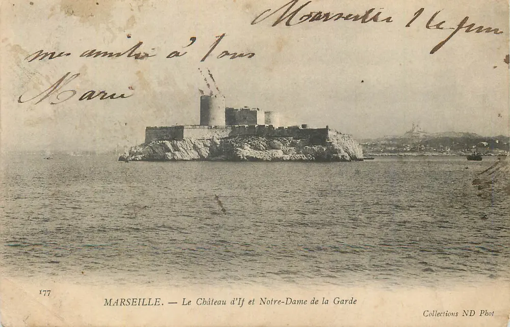 Marseille — Le Château d'If und Notre-Dame de la Garde - Vorderseite