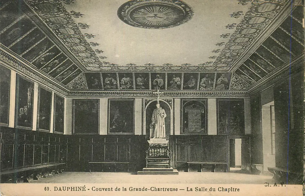 Dauphiné - Konvent von la Grande-Chartreuse — Die Kapitelhalle — 69. 31.A.V. - Vorderseite