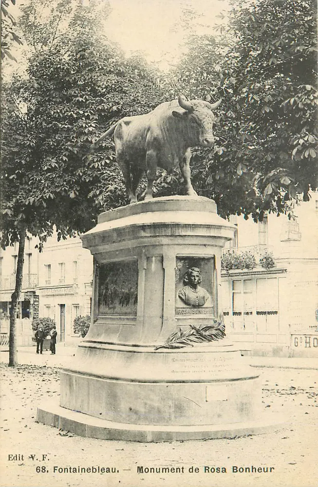 Fontainebleau — Monument de Rosa Bonheur — Édit V.F. - Recto