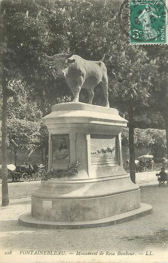 Fontainebleau — Monument de Rosa Bonheur — LL. - Recto