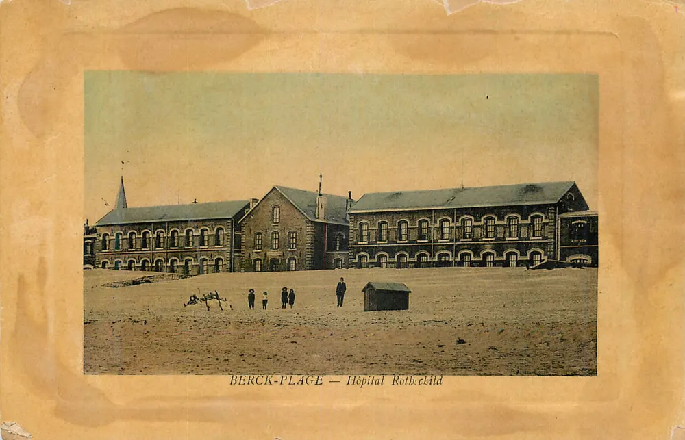 Berck-Plage — Hôpital Rothchild — éditeur impr. sur carte - Anverso