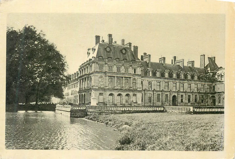Château de Fontainebleau — Ansicht des Parks und der Seine — Verlag nicht identifiziert - Vorderseite