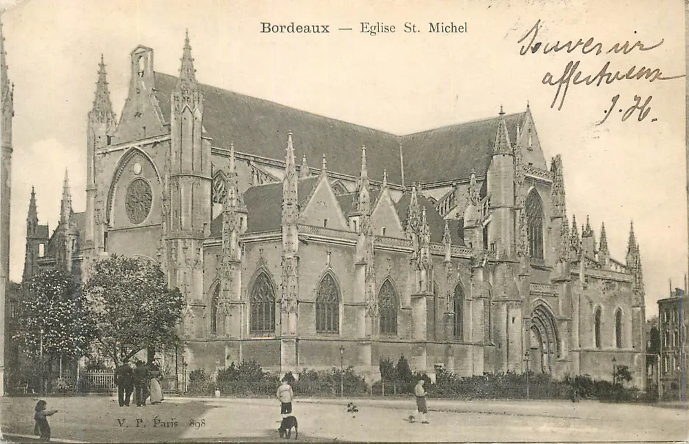 Bordeaux — Igreja de São Miguel — V.P. Paris 898 - Frente