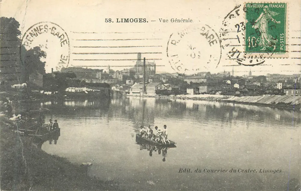 Limoges — Vue Générale — Édil. du Courrier du Centre, Limoges - Awers
