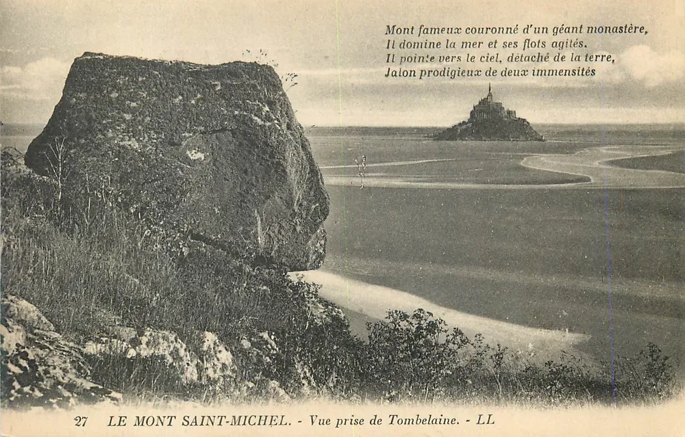 Mont Saint-Michel — Ansicht von Tombelaine — LL - Vorderseite
