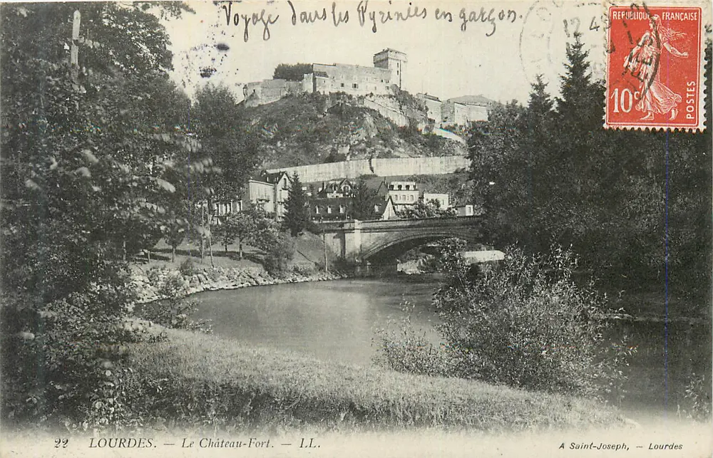 Lourdes — O Castelo-Forte — LL. - Frente