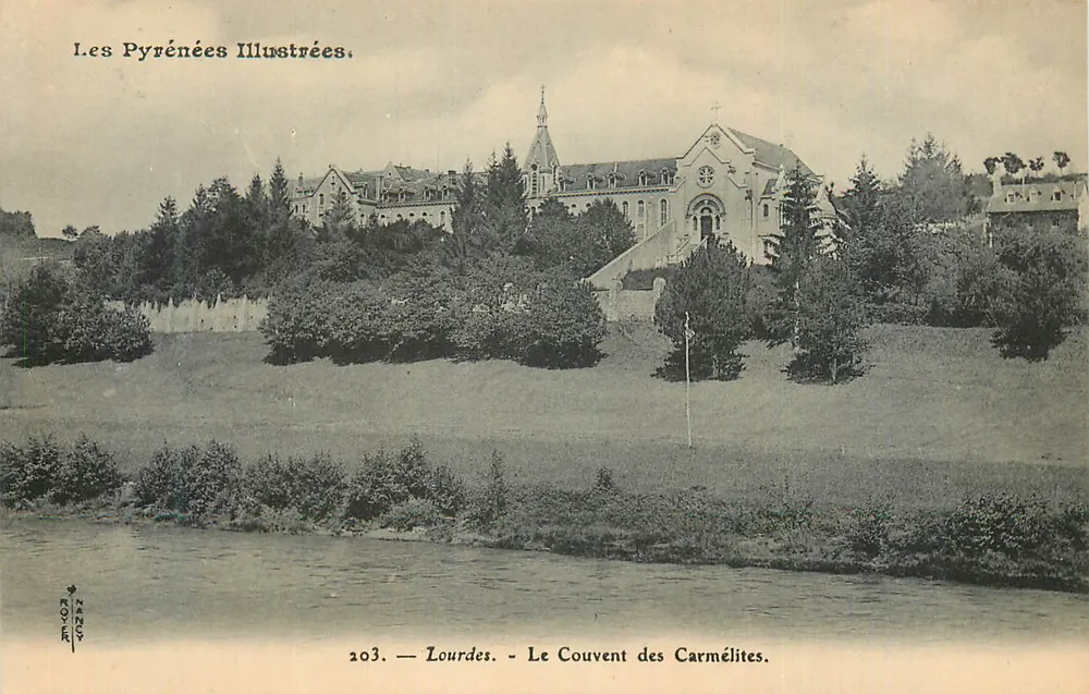 Lourdes — Le Couvent des Carmélites — Les Pyrénées Illustrées n°203 - Recto