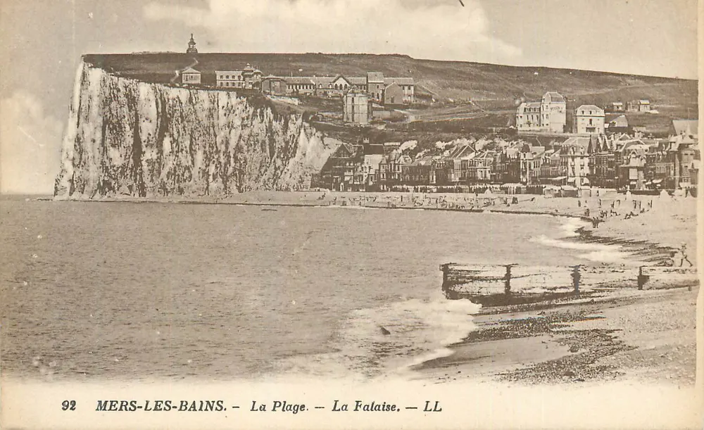 Mers-les-Bains — La Plage — La Falaise — LL - Recto